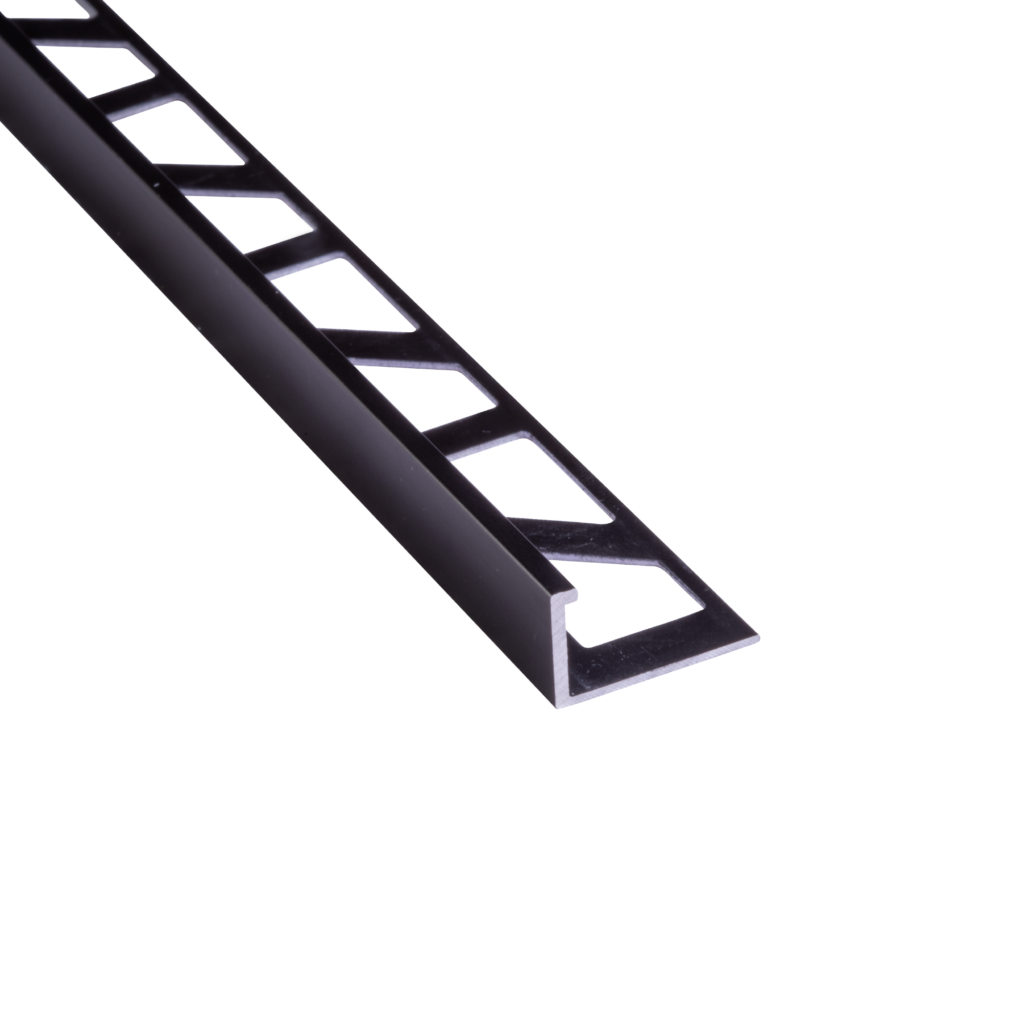 StrongBond Black Square Tile Trim 12mm